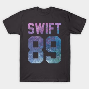 SWIFT 89 - Pink & Blue T-Shirt